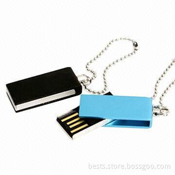 Swivel USB Flash Drive with 10 Years Data Retention in Various Colors, Customized Logos are Accepted